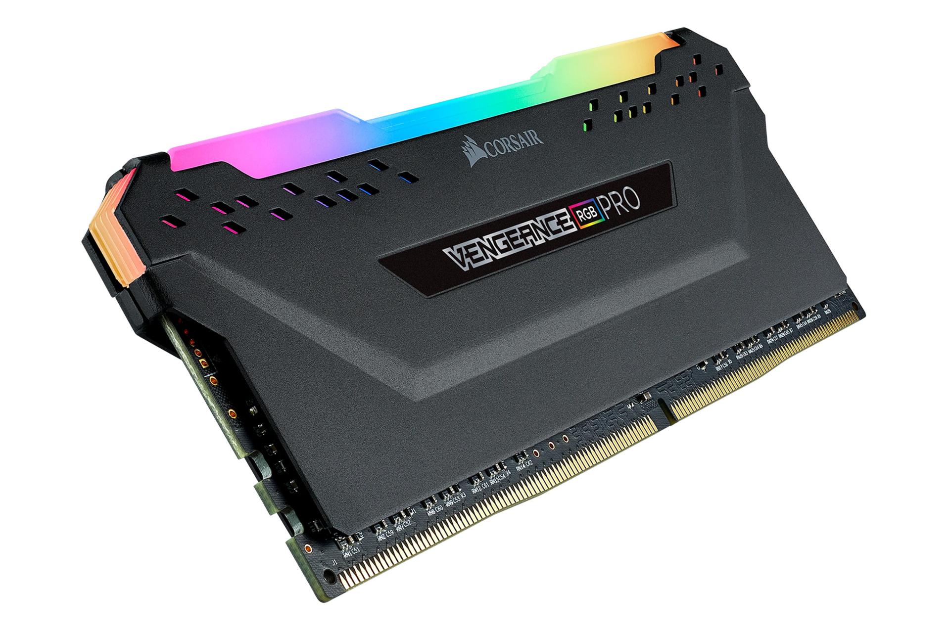 نمای کناری رم کورسیر Corsair VENGEANCE RGB PRO 16GB DDR4-3600 CL18
