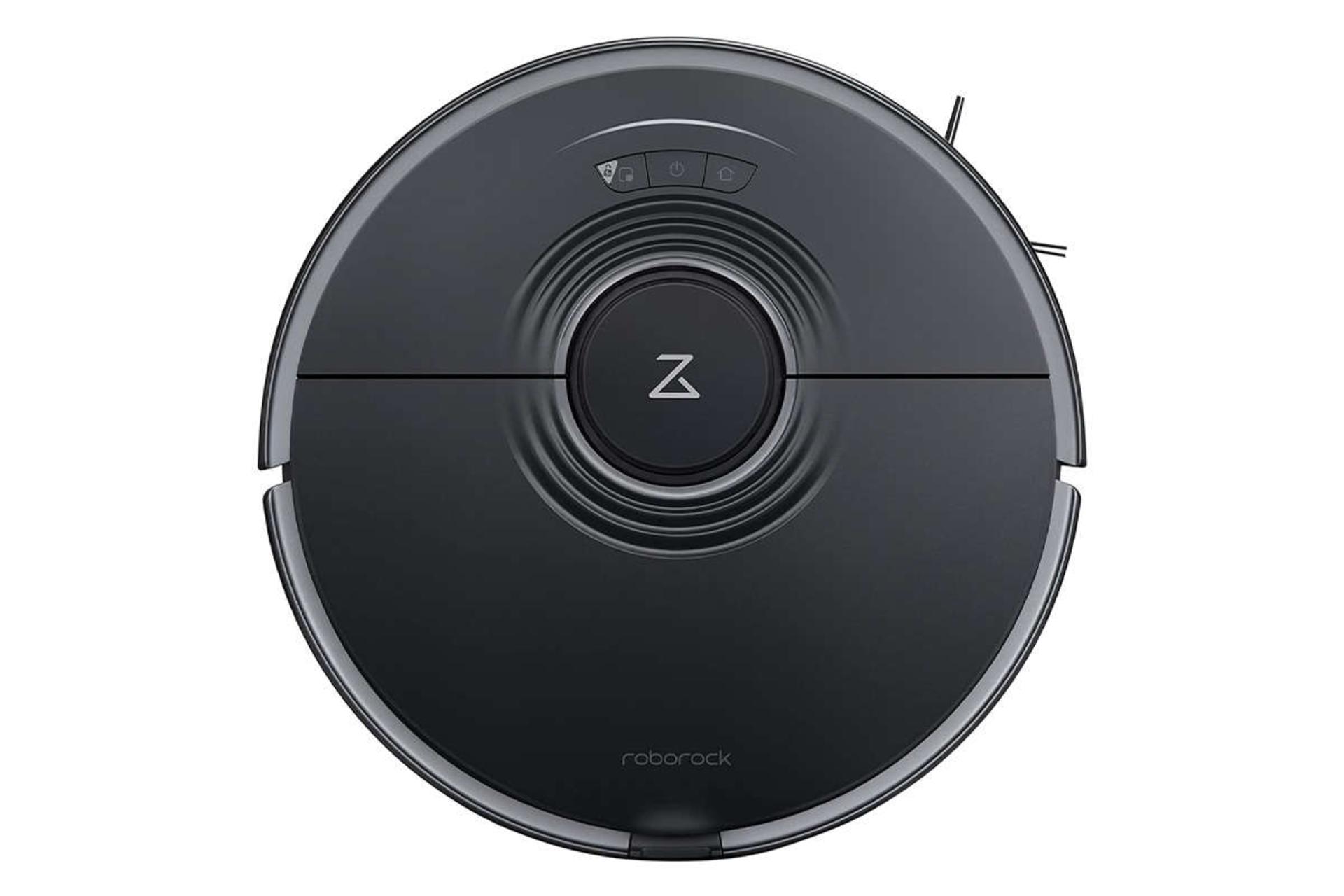 نمای بالای جارو رباتیک روبوراک S7 Plus رنگ مشکی
