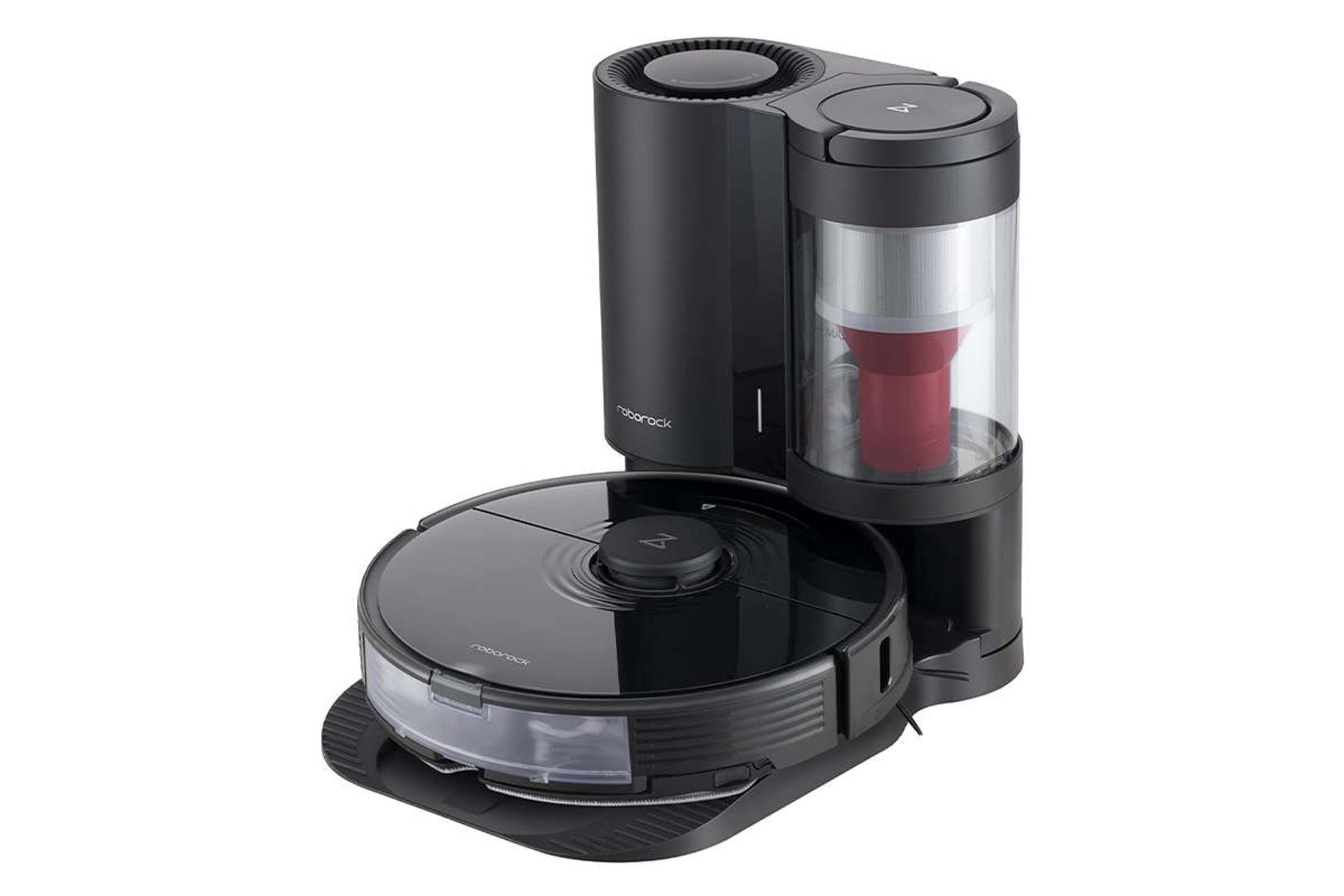 نمای سمت راست جارو رباتیک روبوراک S7 Plus رنگ مشکی