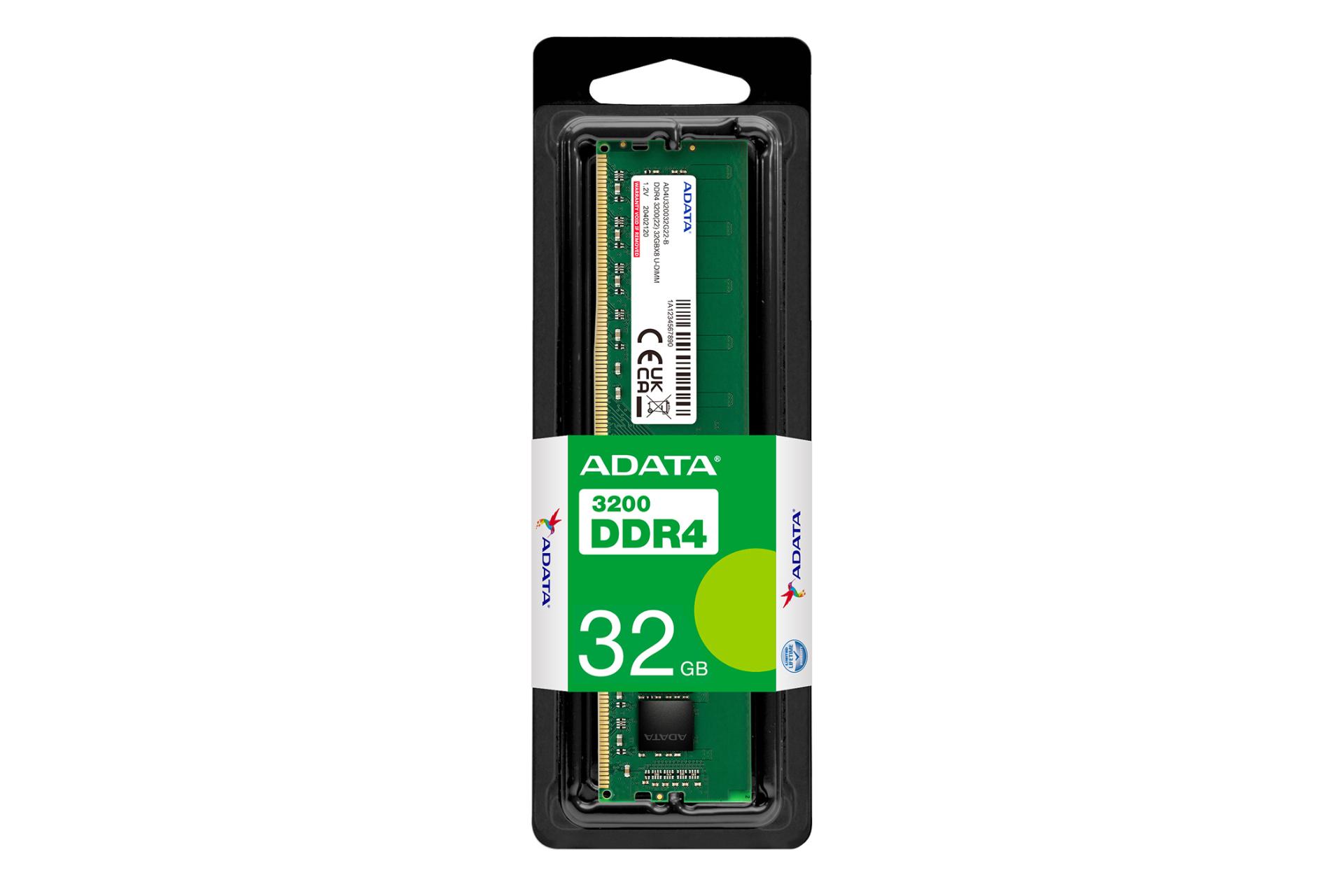 جعبه رم ای دیتا ADATA Premier 32GB DDR4-3200 CL22
