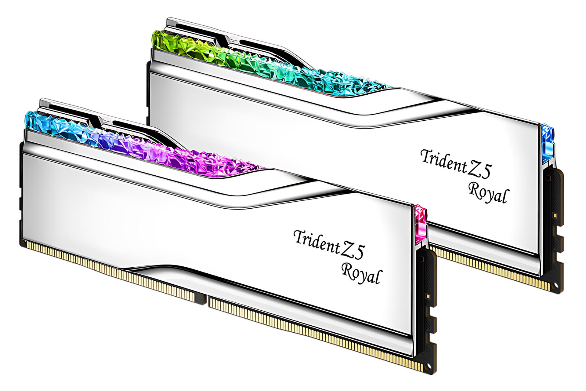 نمای کناری رم جی اسکیل G.SKILL Trident Z5 Royal 64GB (2x32) DDR5-6400 CL32