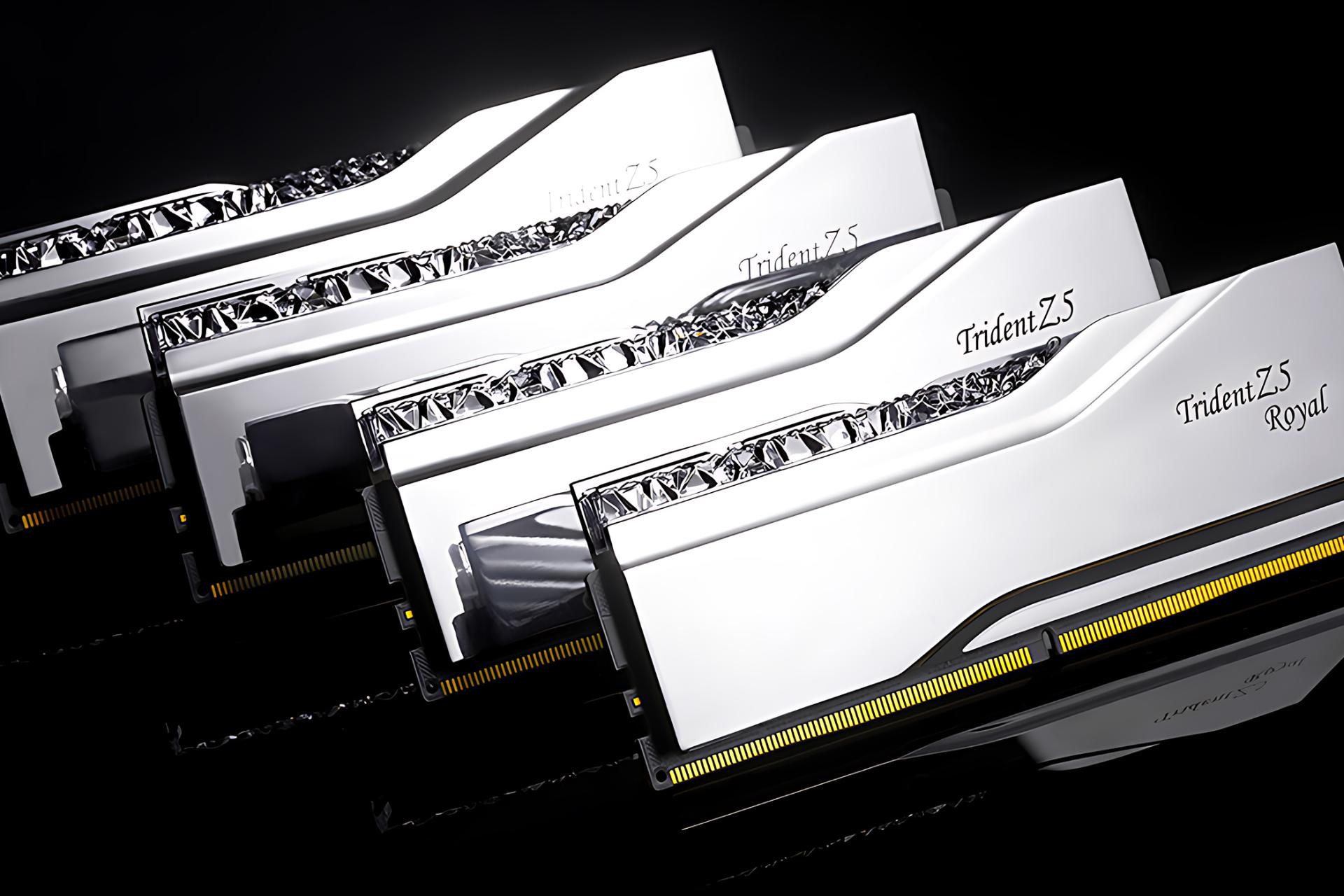 رم جی اسکیل G.SKILL Trident Z5 Royal 64GB (2x32) DDR5-6400 CL32 درحالت نورپردازی خاموش