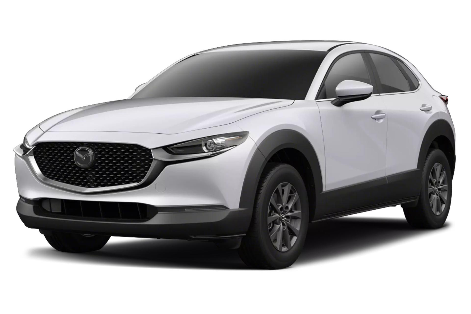 خودرو مزدا Mazda CX30 نمای جلو رنگ سفید