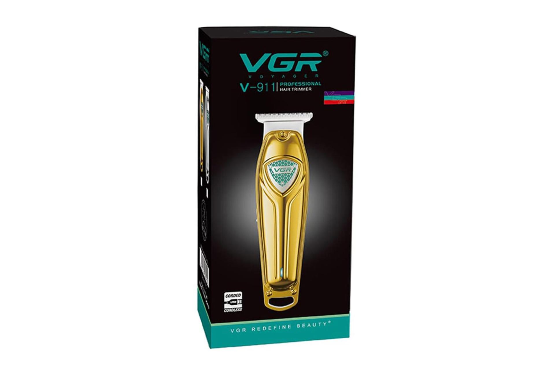 جعبه و بسته بندی ماشین اصلاح و ریش تراش وی جی آر VGR V-911