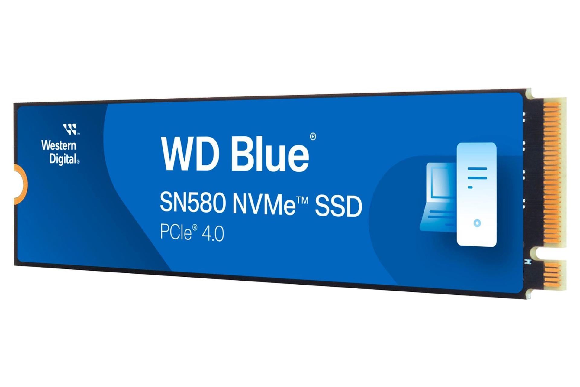 ابعاد و اندازه اس اس دی وسترن دیجیتال Blue SN580 WDS250G3B0E NVMe M.2 