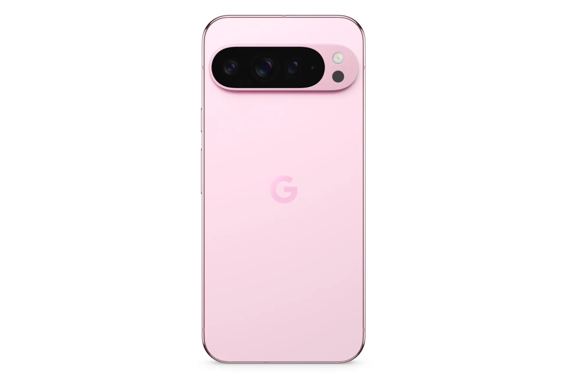 پنل پشت و چینش دوربین گوشی موبایل پیکسل 9 پرو XL گوگل صورتی روشن / Google Pixel 9 Pro XL