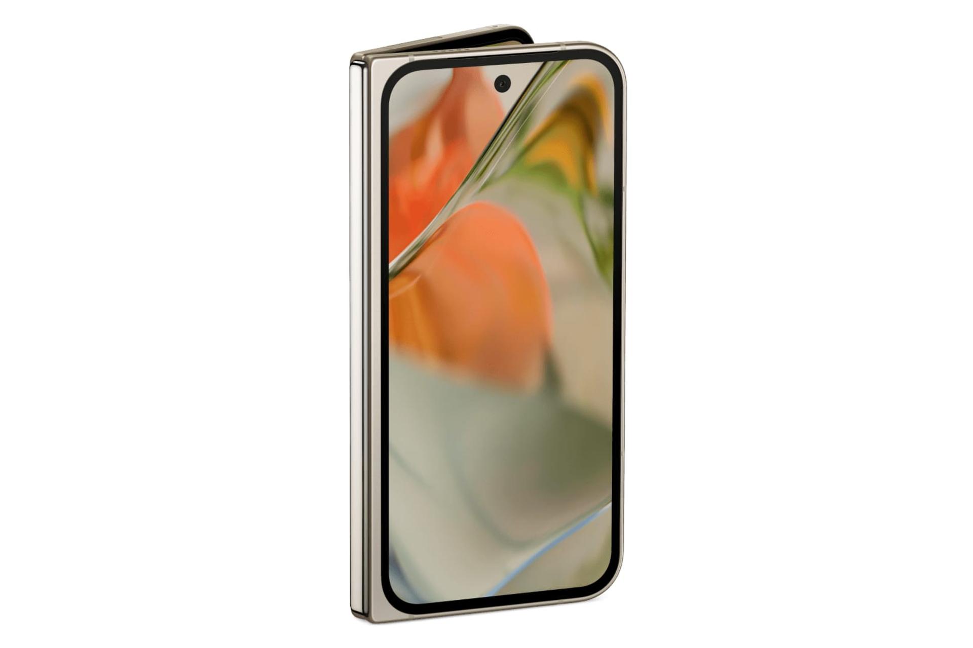 گوشی موبایل پیکسل 9 پرو فولد گوگل کرم رنگ / Google Pixel 9 Pro Fold