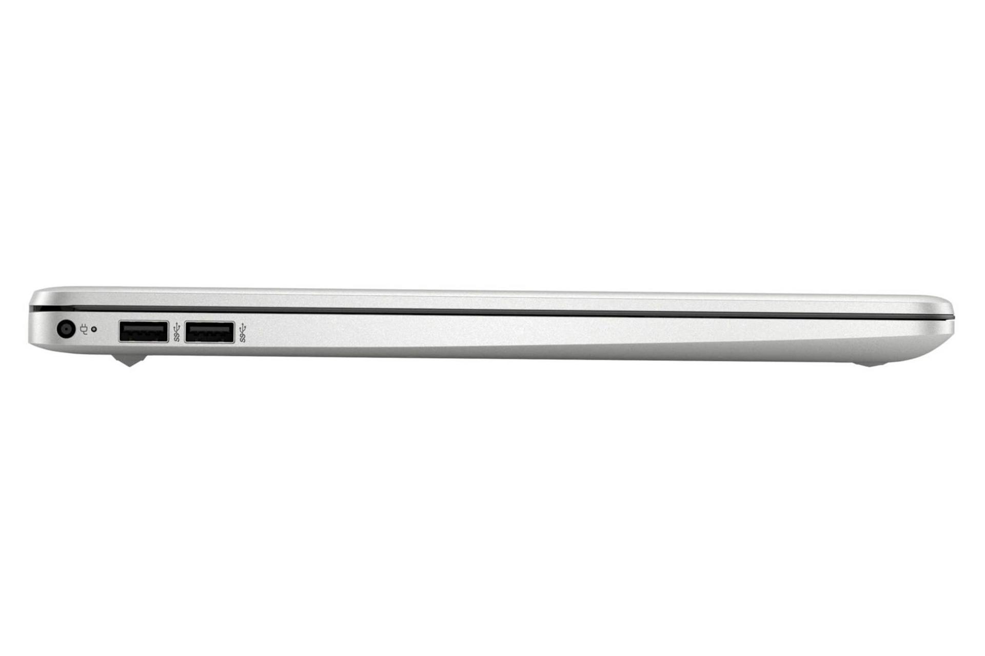 لپ تاپ اچ پی HP 15s-eq2023nq نمای جانبی و درگاه های چپ