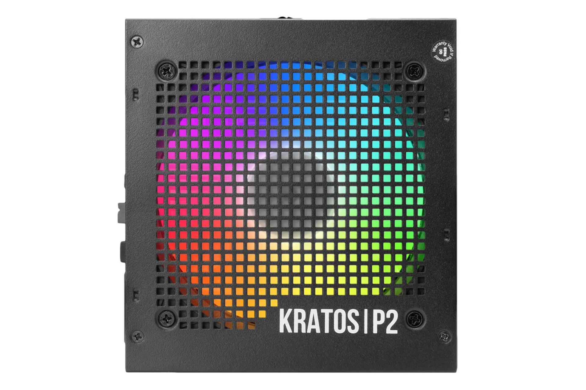 نورپردازی پاور کامپیوتر گیم دیاس KRATOS P2-1000G با توان 1000 وات