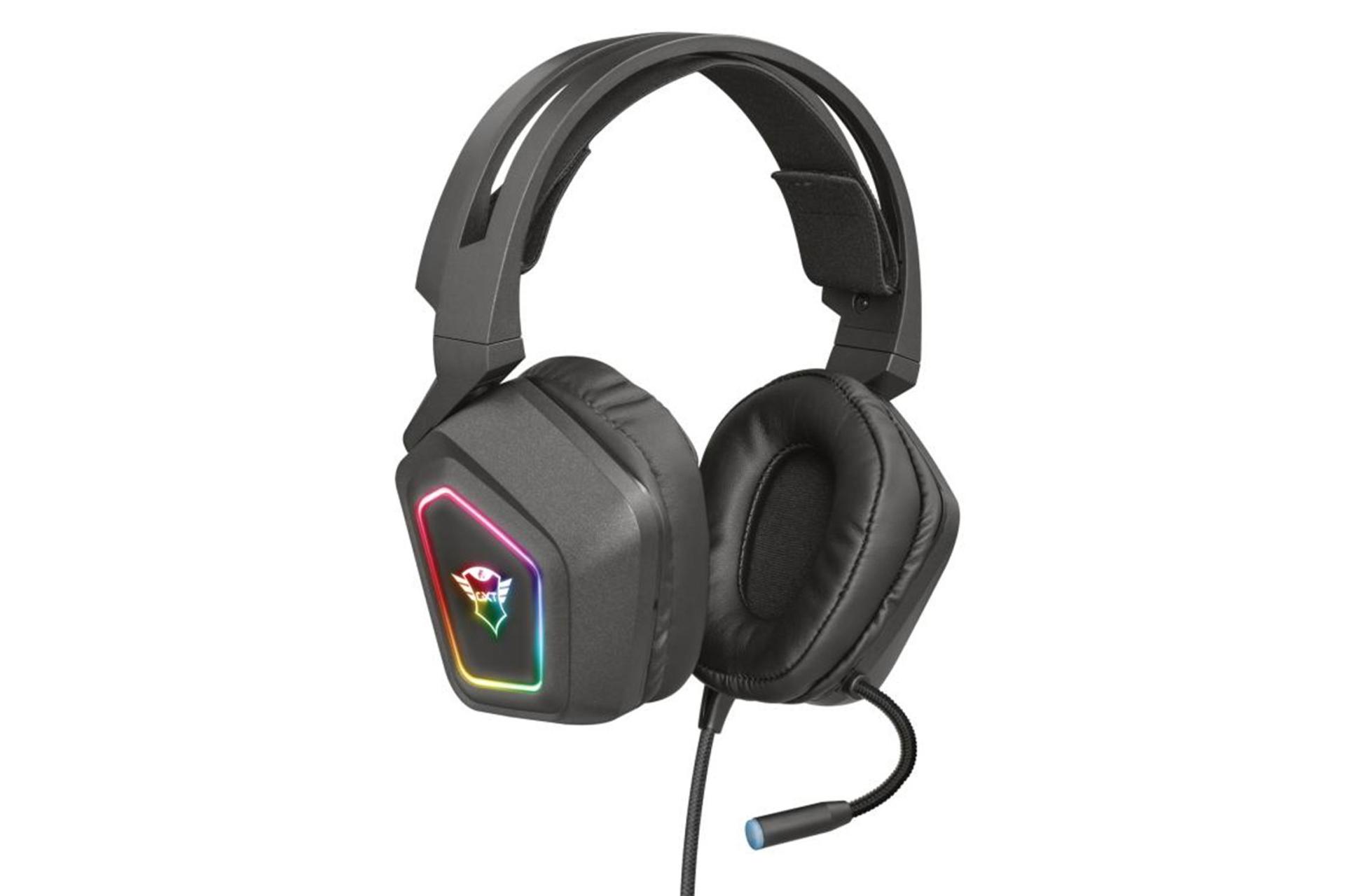 ابعاد و اندازه هدفون تراست GXT 450 Blizz RGB 7.1