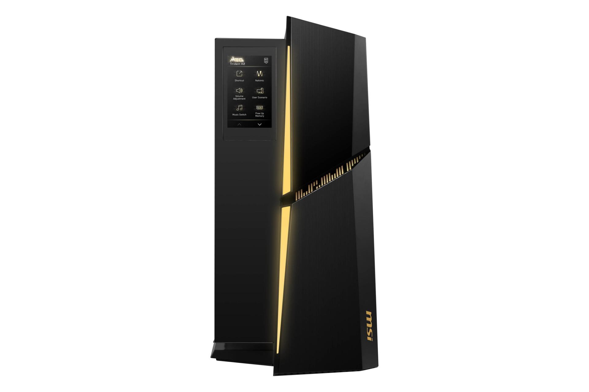 مرجع متخصصين ايران پنل جلوي كيس اسمبل شده ام اس آي MSI MEG Trident X2