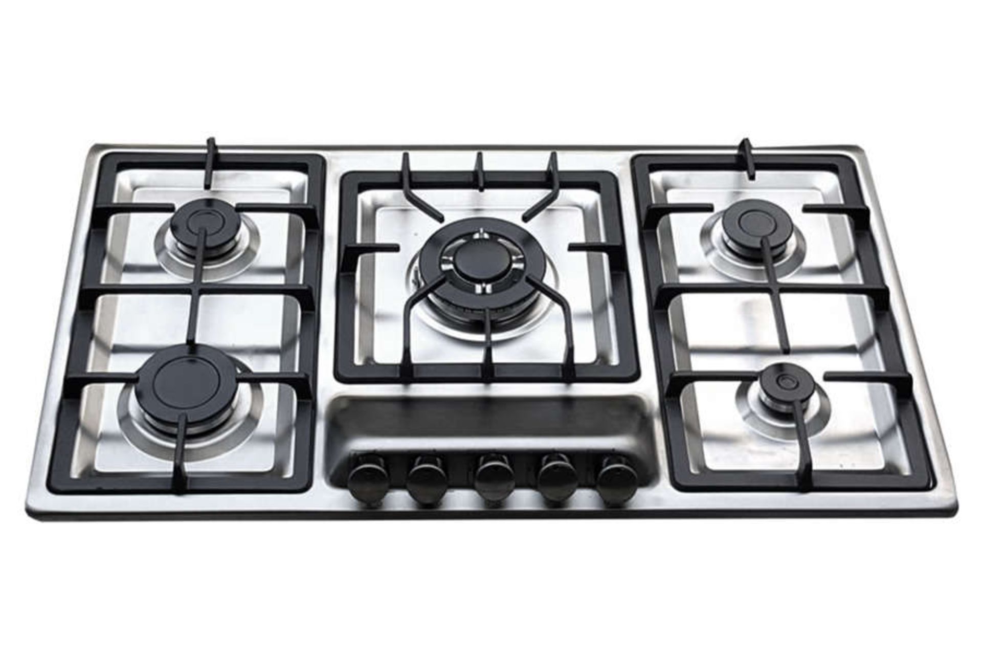 نمای جلوی اجاق گاز صفحه ای استیل دنپاسر ApexT