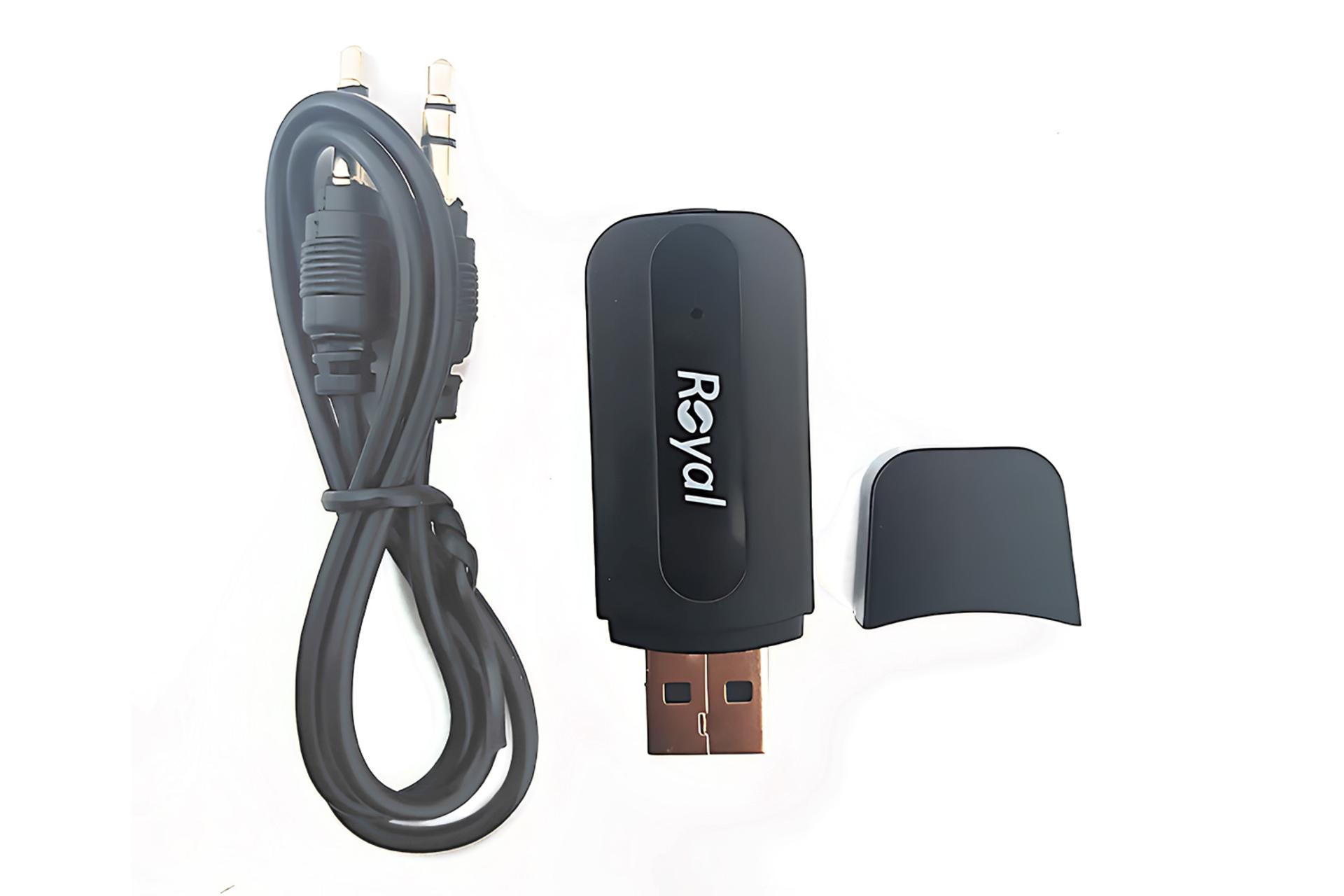 دانگل بلوتوث رویال Royal RB-180 به همراه کابل AUX