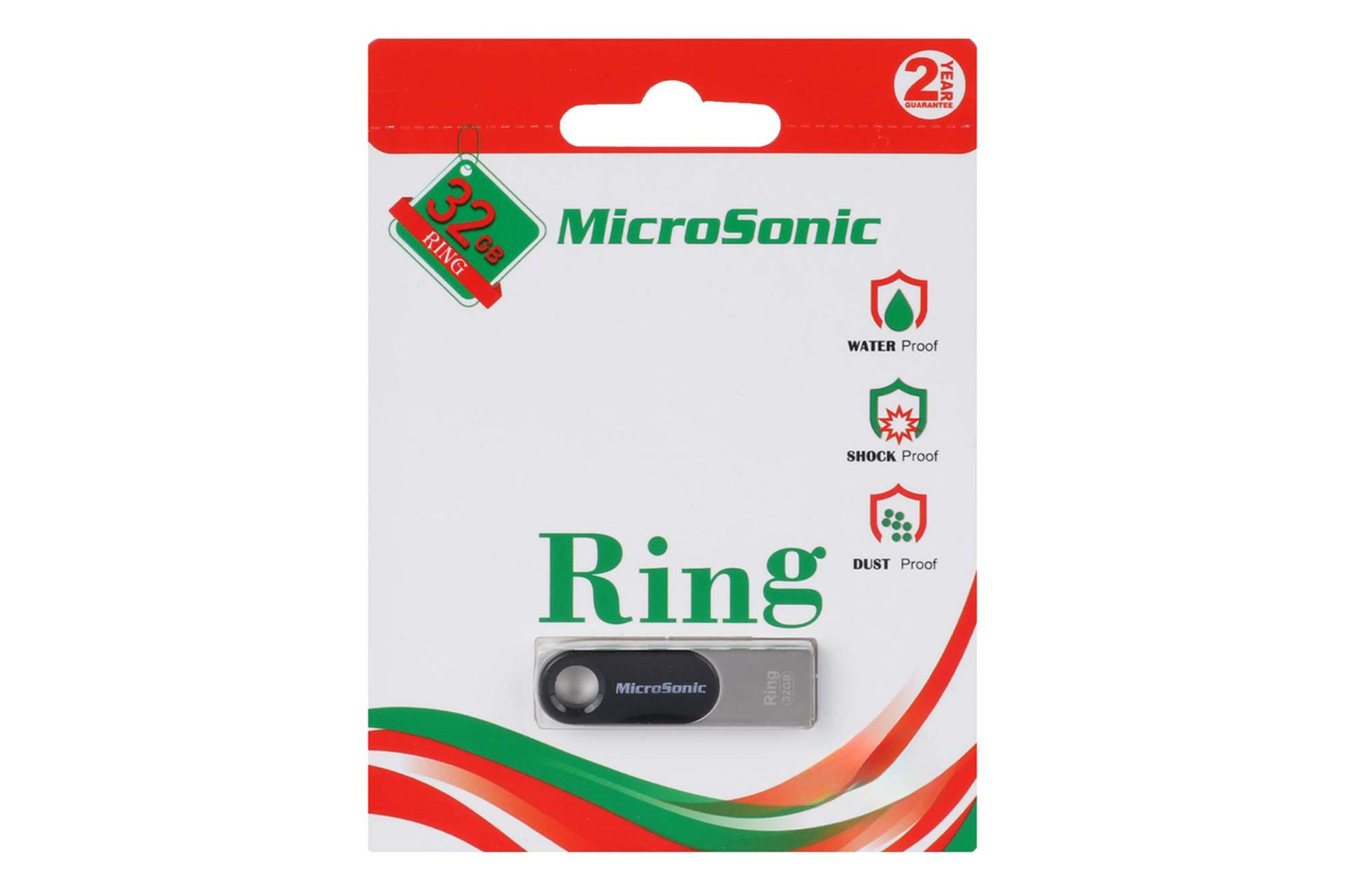 جعبه فلش مموری میکروسونیک MicroSonic Ring 32GB USB 2.0