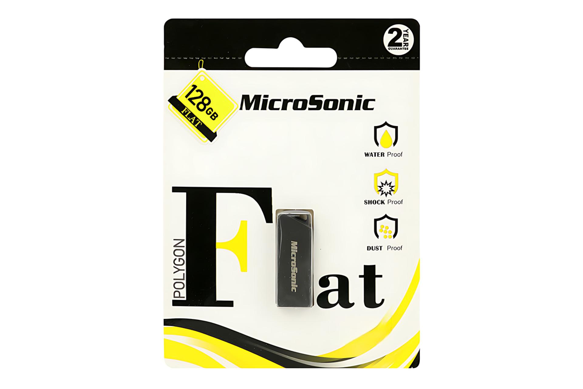 جعبه فلش مموری میکروسونیک MicroSonic Flat 128GB USB 3.0
