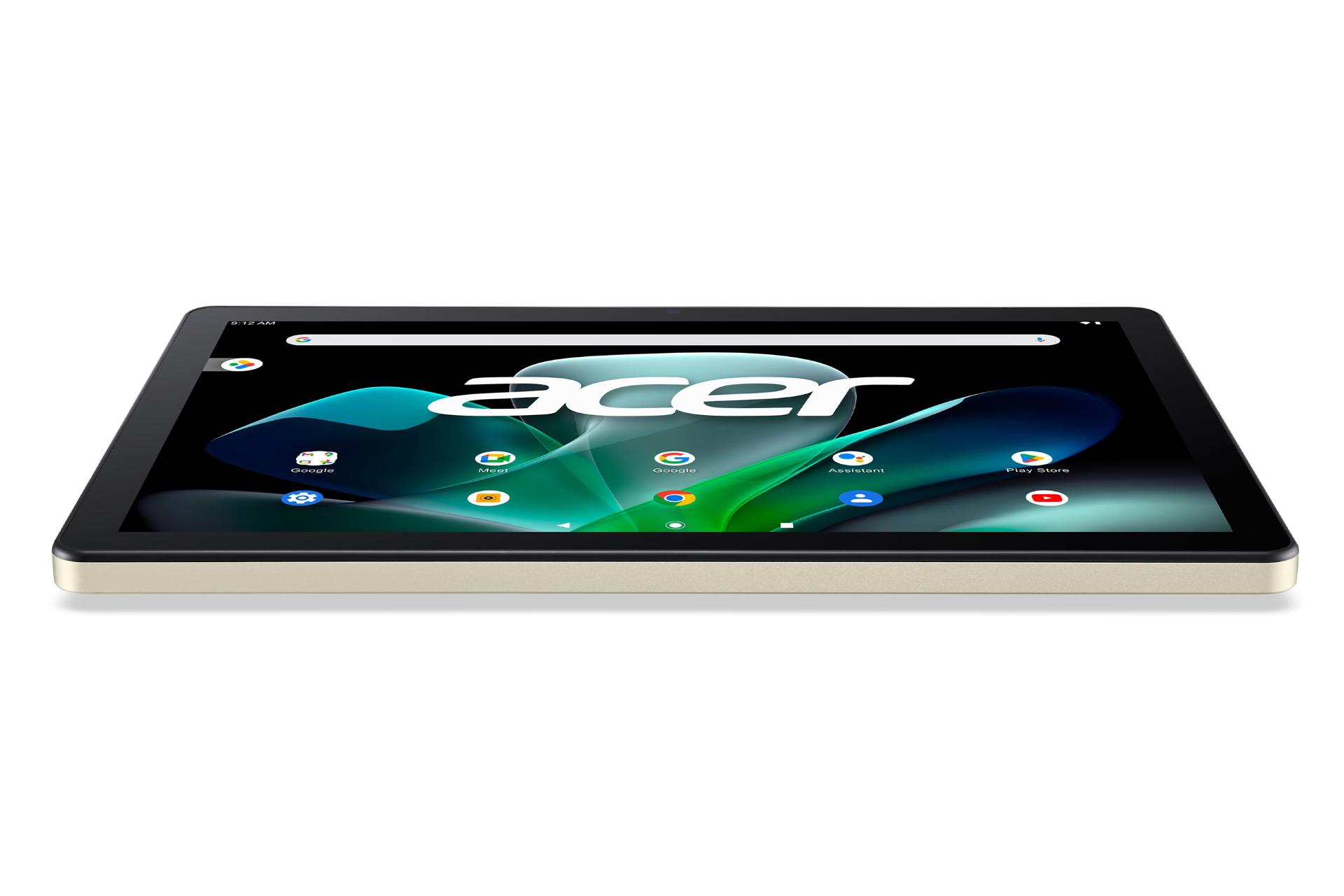 نمای نیمرخ تبلت Iconia Tab M10 ایسر / Acer Iconia Tab M10 با نمایش لبه سمت چپ