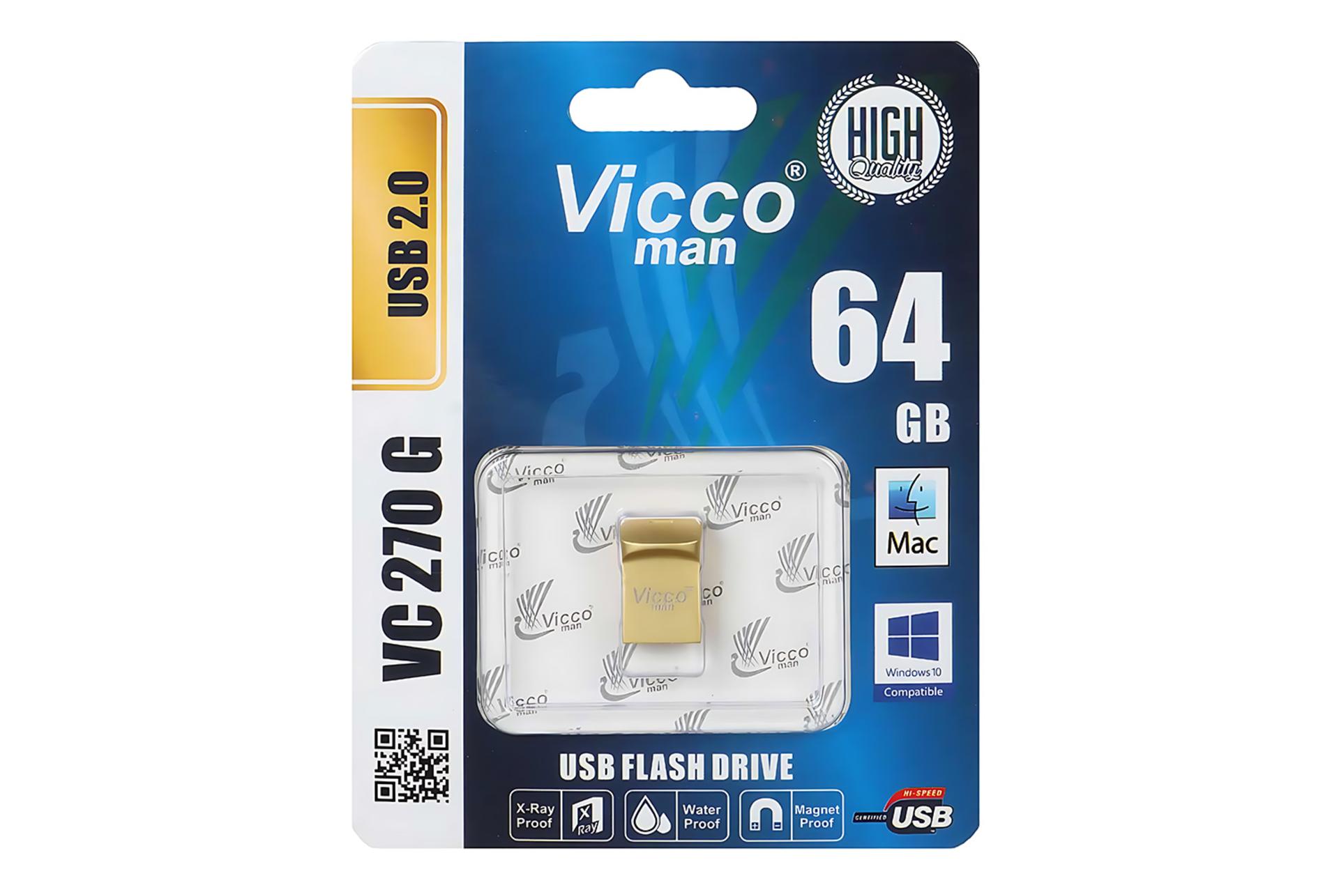 جعبه فلش مموری ویکومن Viccoman VC270 G 64GB USB 2.0