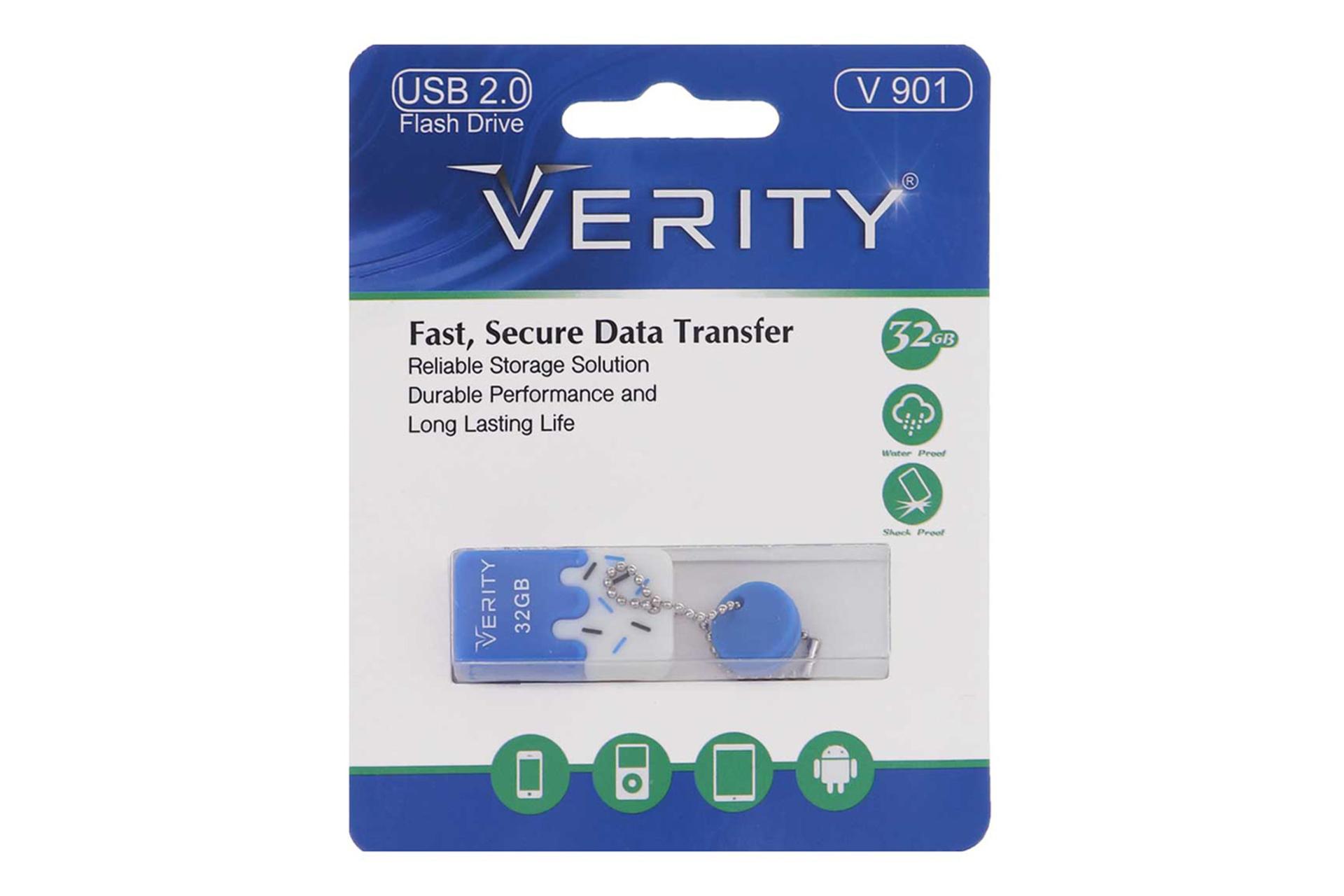 جعبه فلش مموری وریتی Verity V 901 32GB USB 2.0