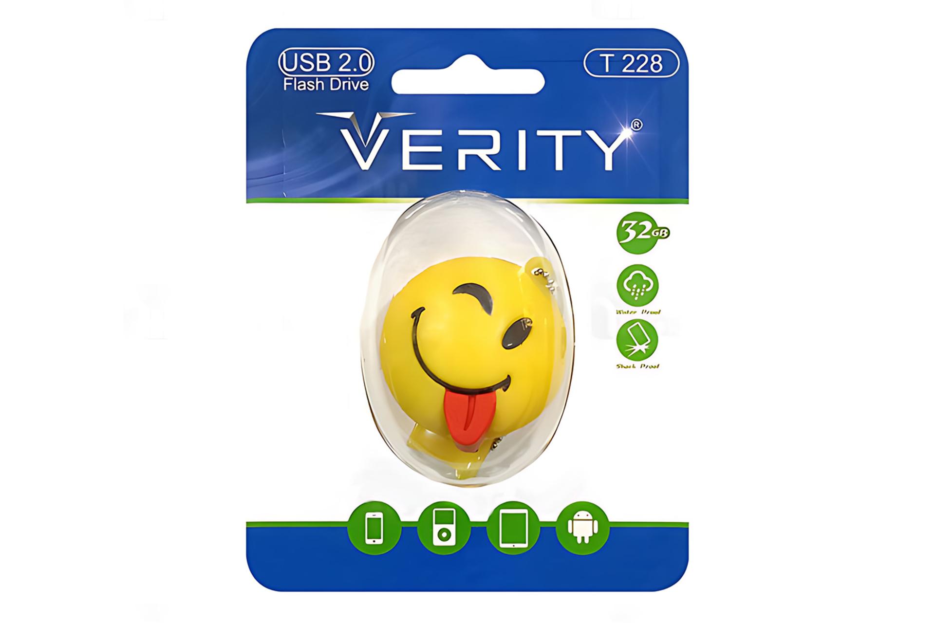 جعبه فلش مموری وریتی Verity T 228 32GB USB 2.0