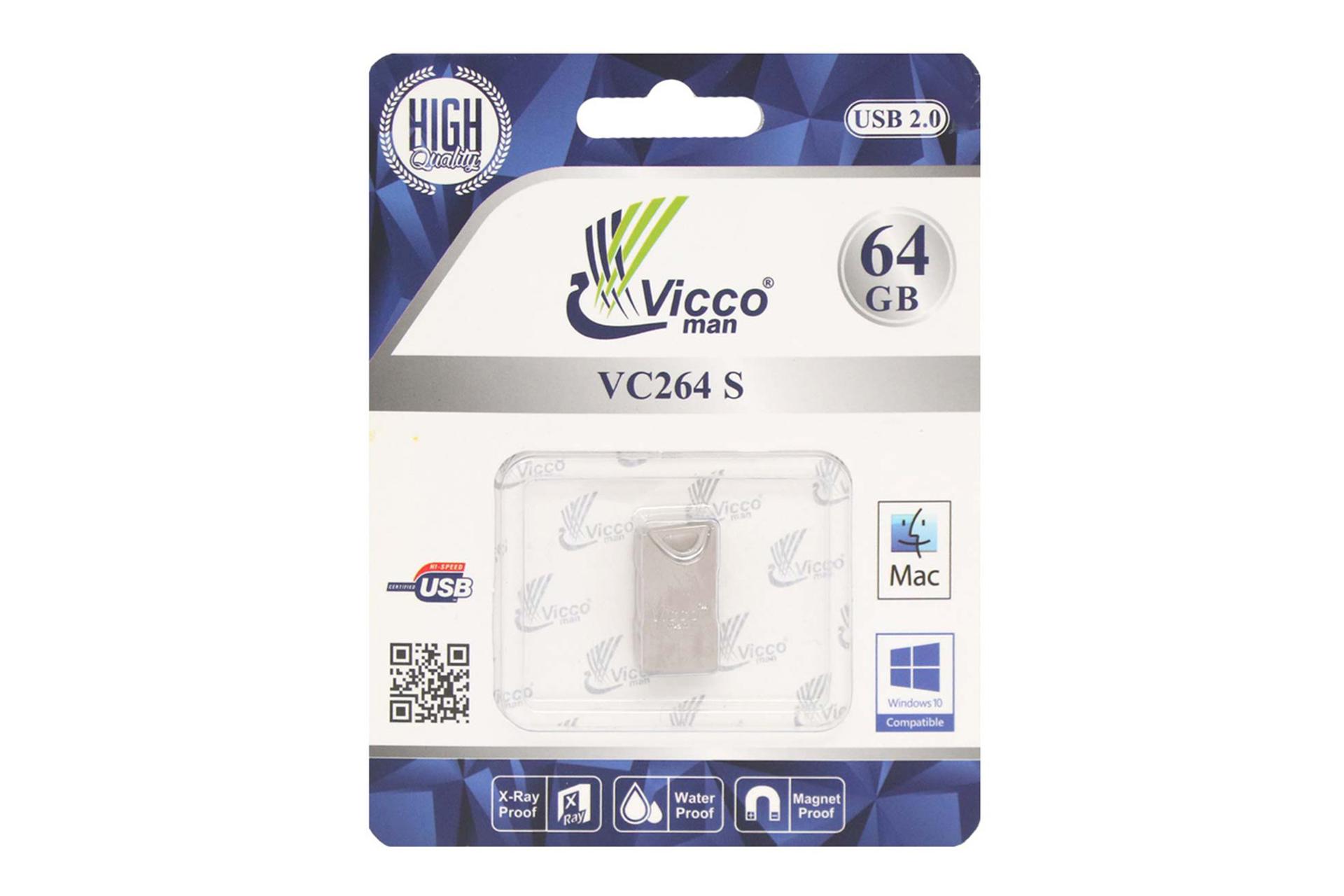 جعبه فلش مموری ویکومن Viccoman VC264 S 64GB USB 2.0