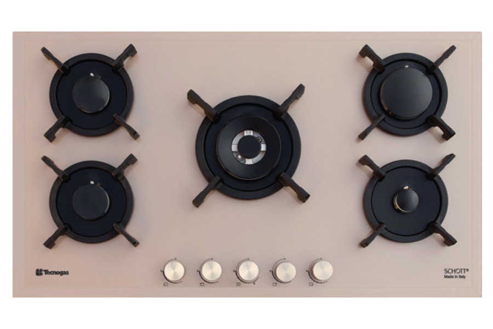 نمای بالای اجاق گاز صفحه ای تکنوگاز TTG-15985