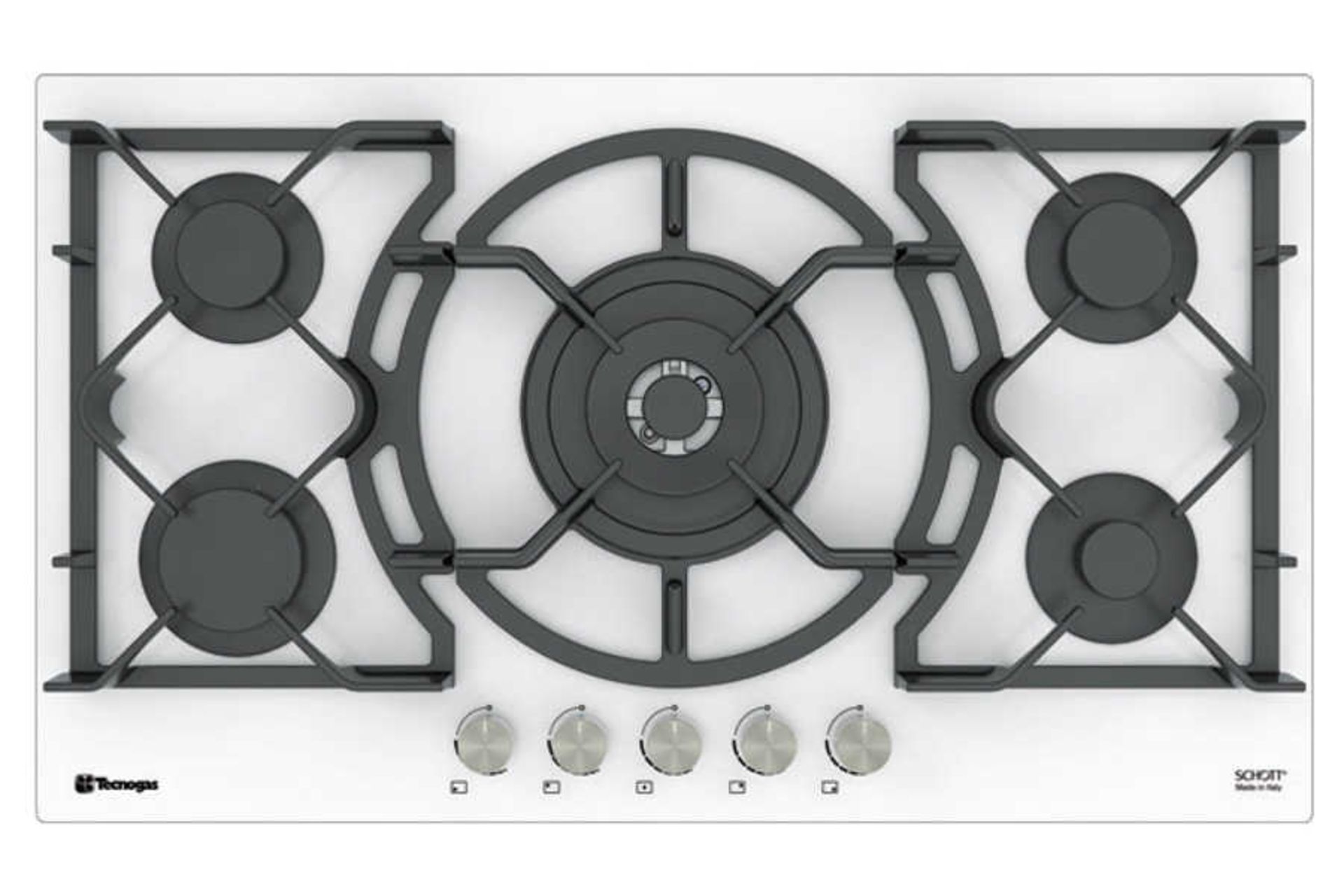 نمای بالای اجاق گاز صفحه ای تکنوگاز TTG-15969