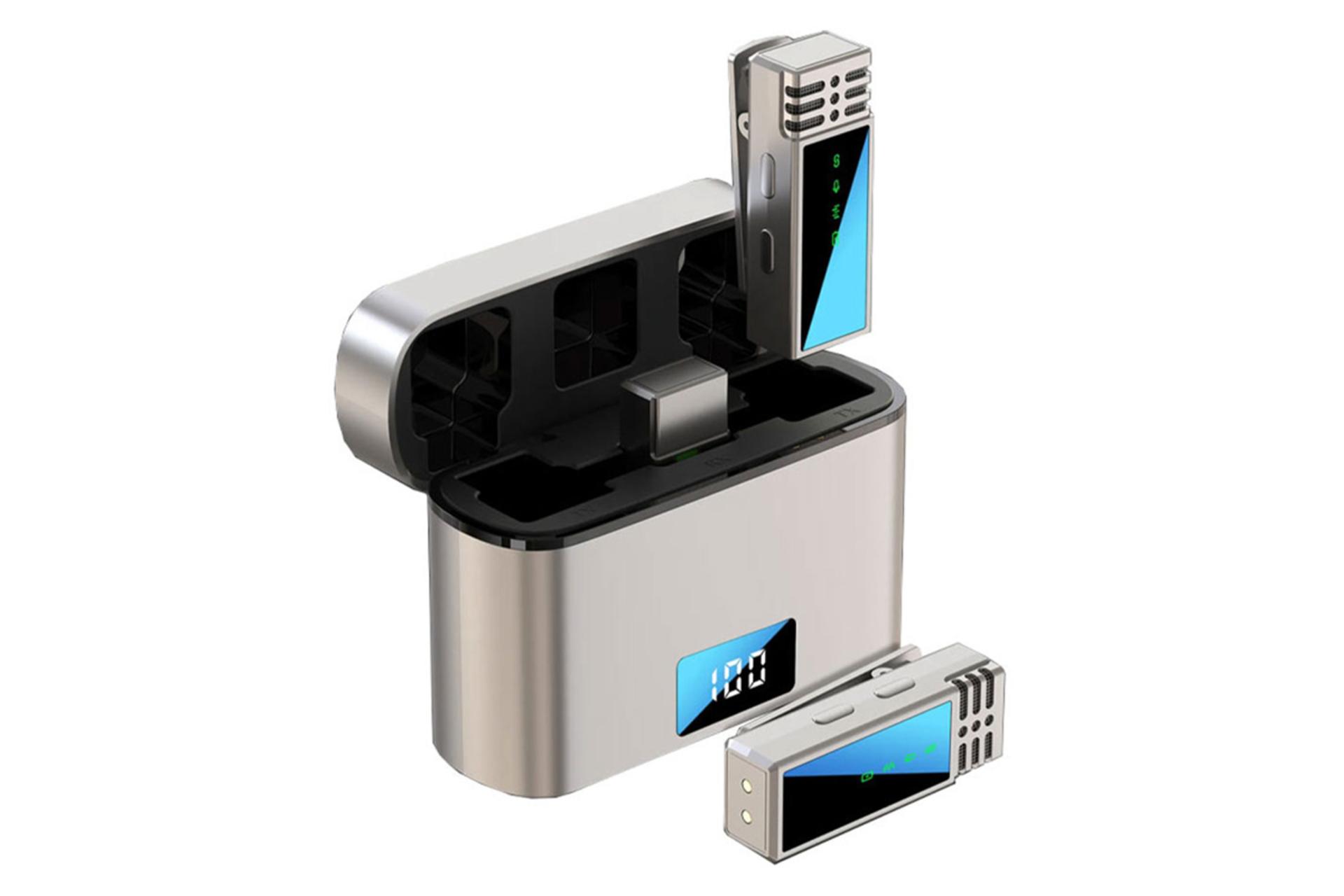 کیس شارژ میکروفون جی ماری MW-15