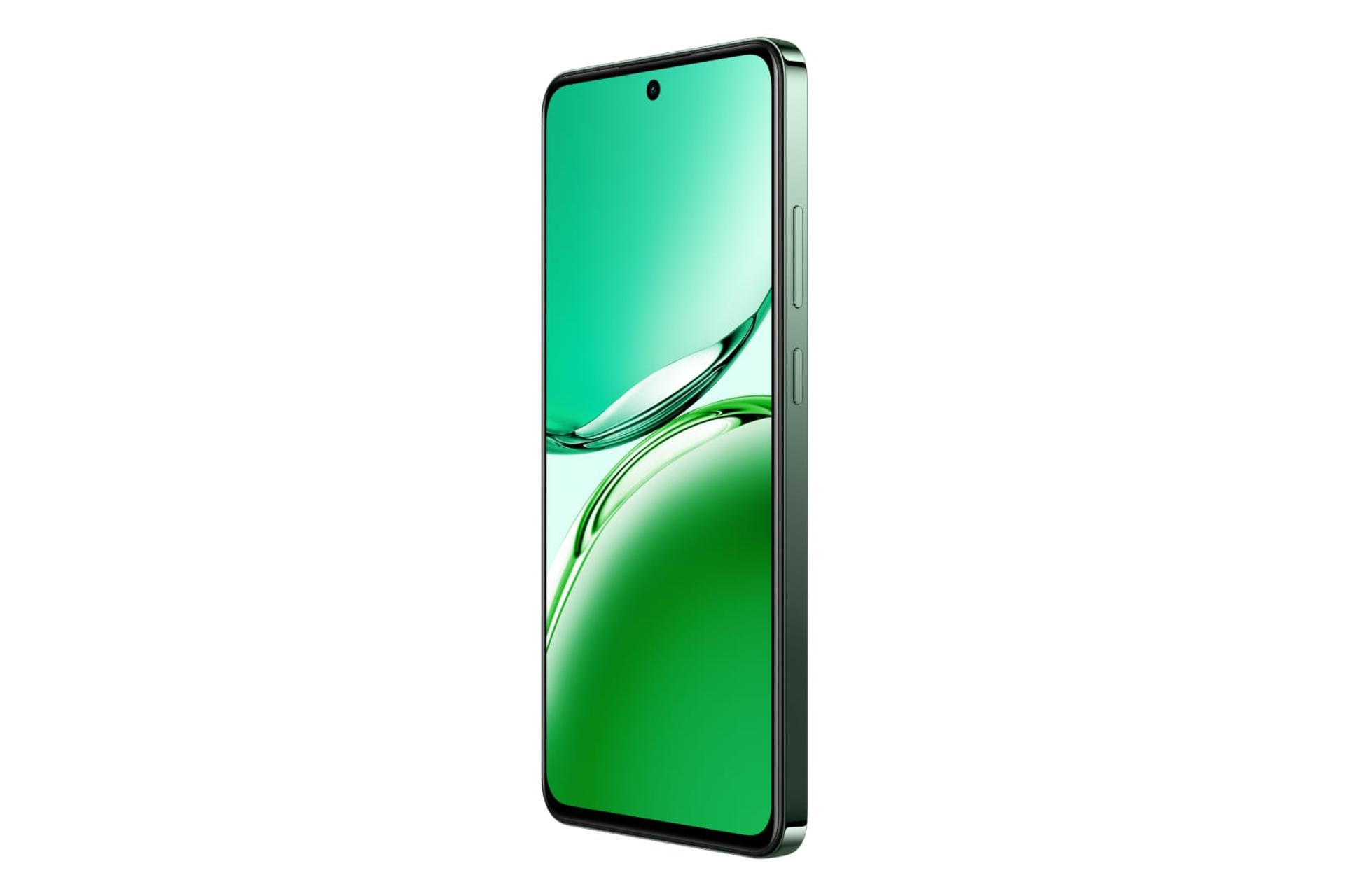 پنل جلو و صفحه نمایش گوشی موبایل اوپو Oppo F27 سبز