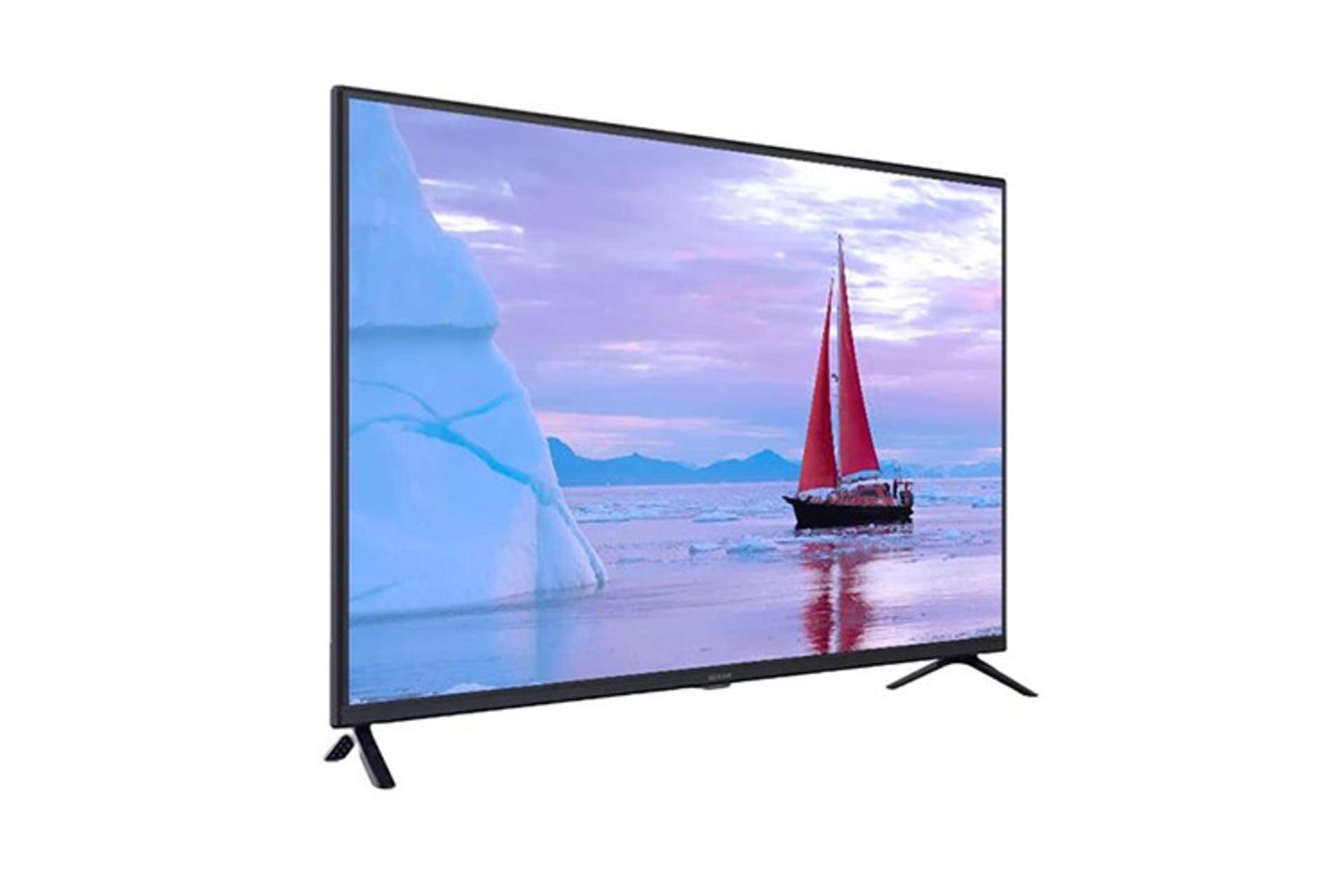 تلویزیون نکسار Nexar NTV-H43F416N نمای جلو و چپ