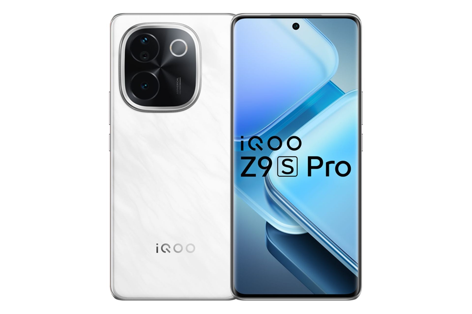 پنل جلو و پشت گوشی موبایل ویوو vivo iQOO Z9s Pro سفید