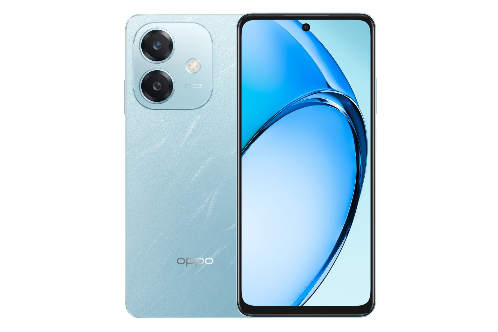 پنل جلو و پشت گوشی موبایل اوپو Oppo A3x 4G آبی روشن