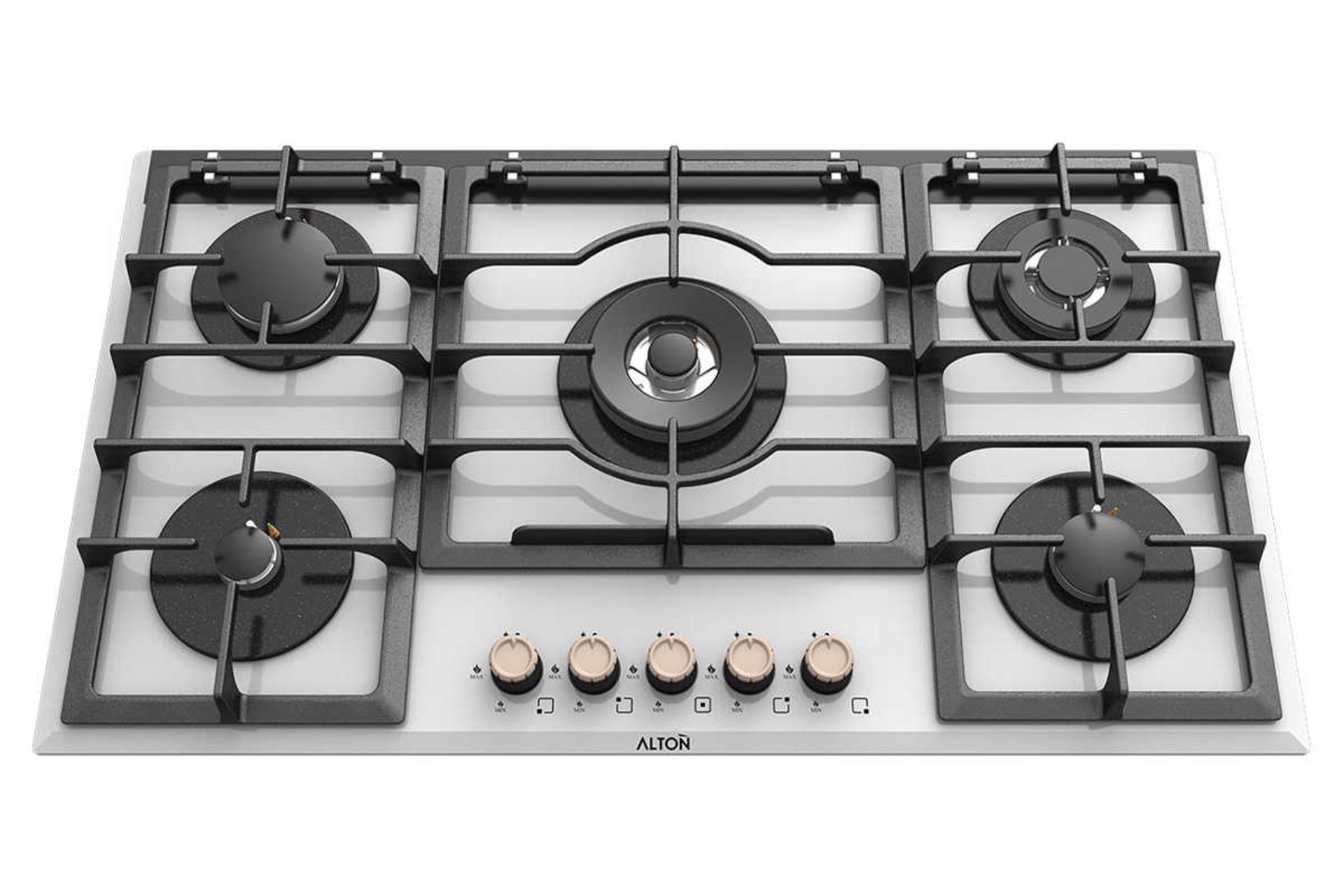 نمای جلوی اجاق گاز صفحه ای آلتون G525W