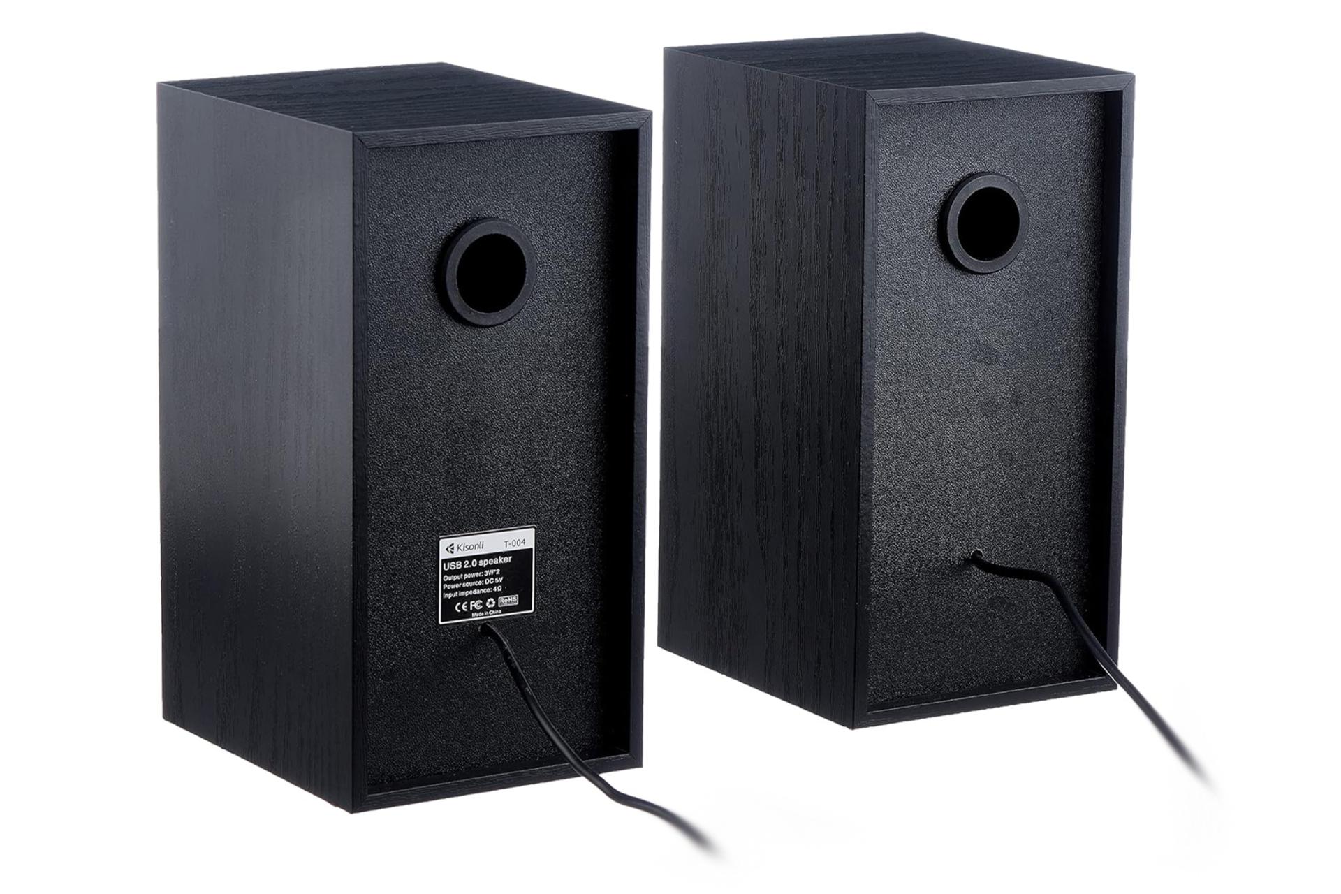 نمای پشت و بدنه اسپیکر کیسونلی T-004