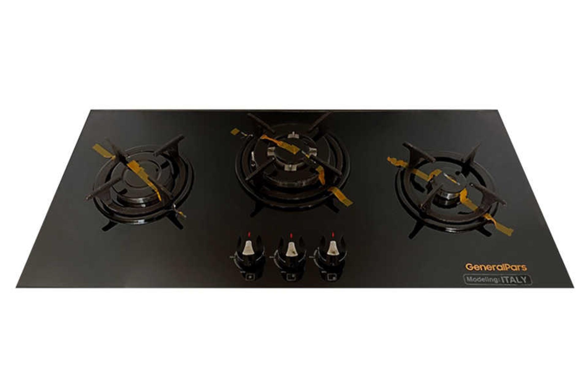 نمای جلوی اجاق گاز صفحه ای جنرال پارس NOYAN-G3