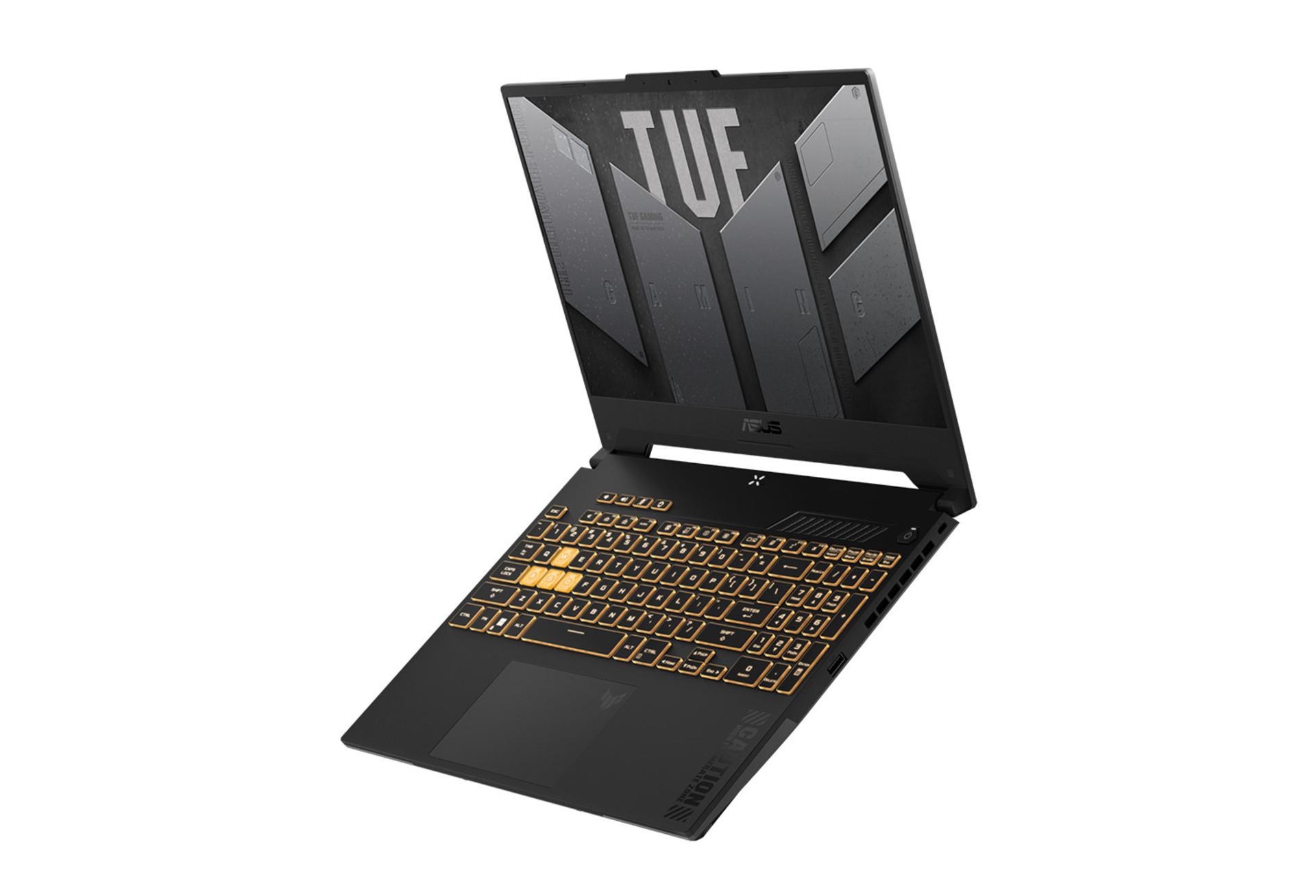 لپ تاپ ایسوس ASUS TUF Gaming F15 FX507VV نمای راست و درگاه ها