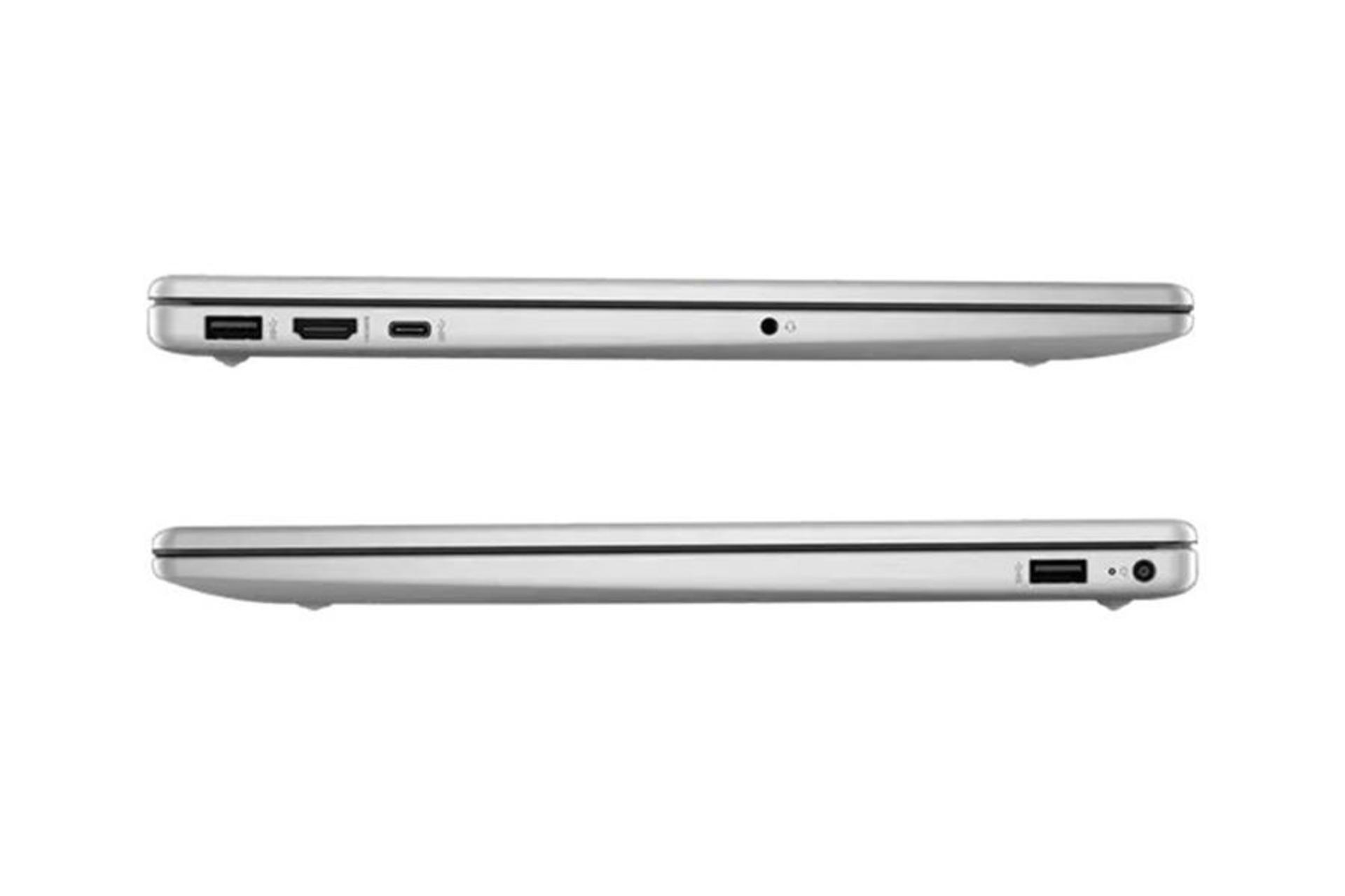 لپ تاپ اچ پی HP 15-FC0026AU نمای جانبی و درگاه ها
