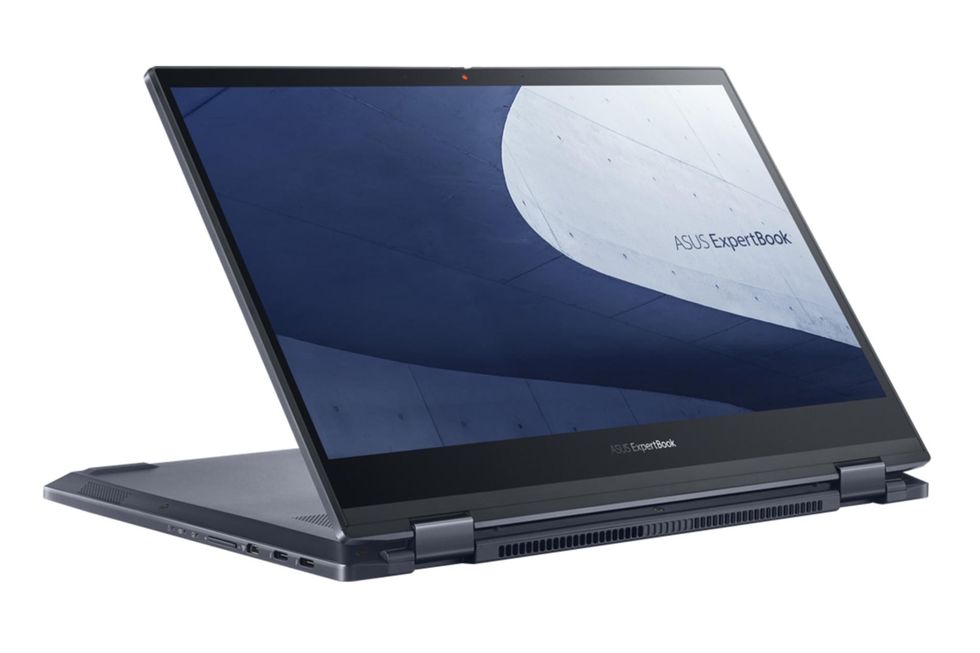 لپ تاپ ایسوس ExpertBook B5 Flip B5302FBA نمای نمایشگر برگشته