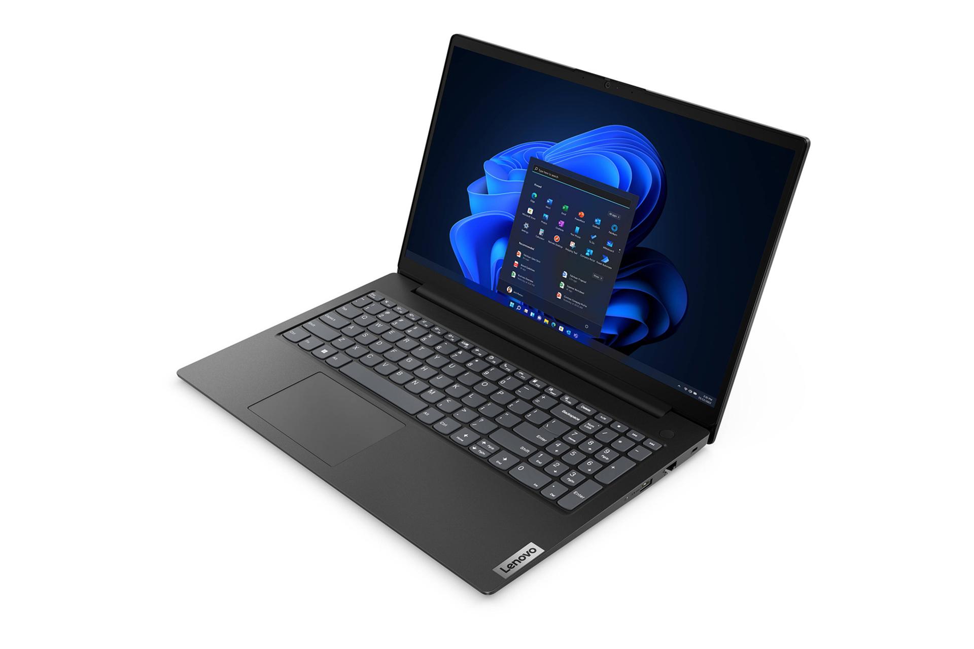 لپ تاپ لنوو Lenovo V15 G4 ABP نمای بالا و راست