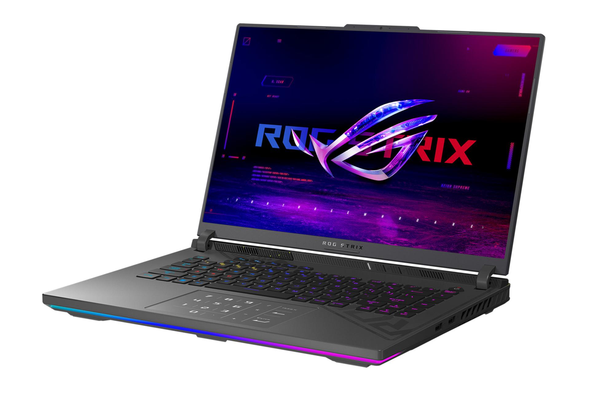 لپ تاپ ایسوس ASUS ROG Strix G16 G614 2023 نمای راست و درگاه ها