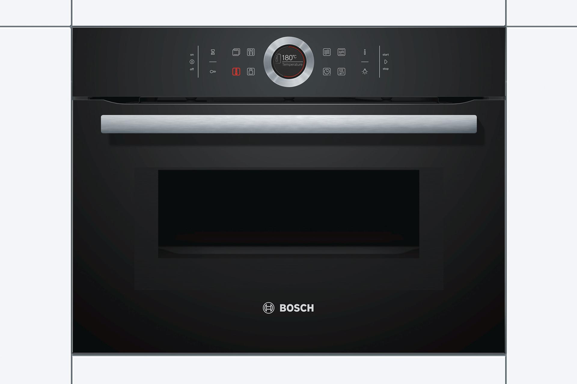 مایکروفر بوش Bosch CMG633BB1 نمای جلو نصب توکار