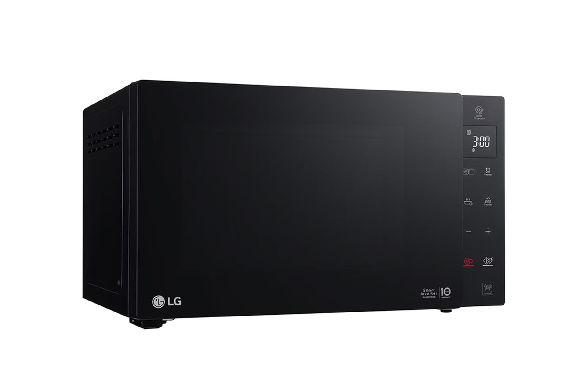 مایکروفر ال جی LG MH6535GIS نمای جلو و چپ