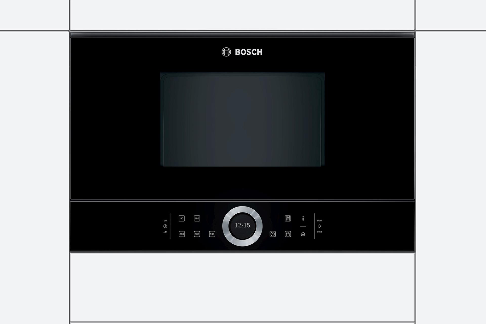 مایکروفر بوش Bosch BFL634GB1 نمای جلو نصب توکار