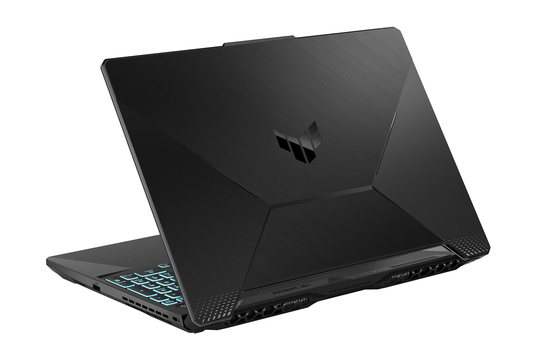 لپ تاپ ایسوس ASUS TUF Gaming A15 FA506NFR نمای پشت و درگاه های راست