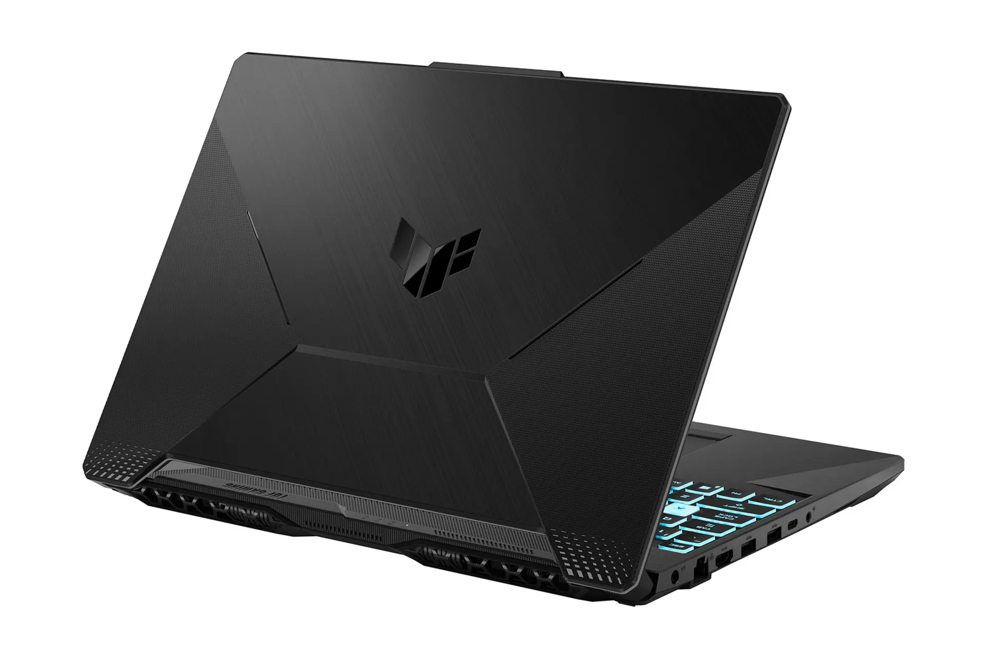 لپ تاپ ایسوس ASUS TUF Gaming A15 FA506NFR نمای پشت و درگاه های چپ