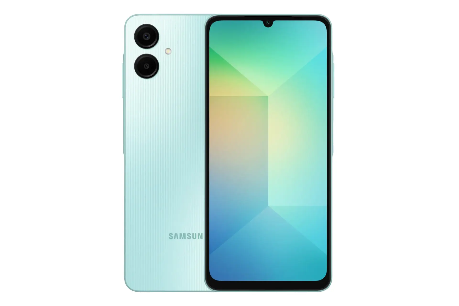 پنل جلو و پشت گوشی موبایل گلکسی A06 سامسونگ سبز روشن / Samsung Galaxy A06