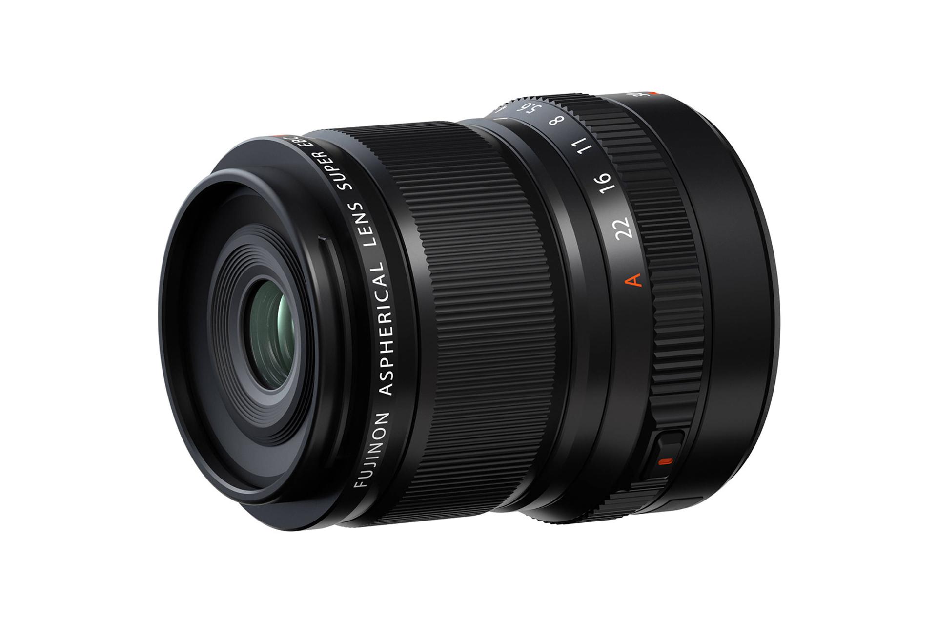 لنز فوجی فیلم Fujifilm XF 30mm F2.8 R LM WR نمای جانبی و جلو