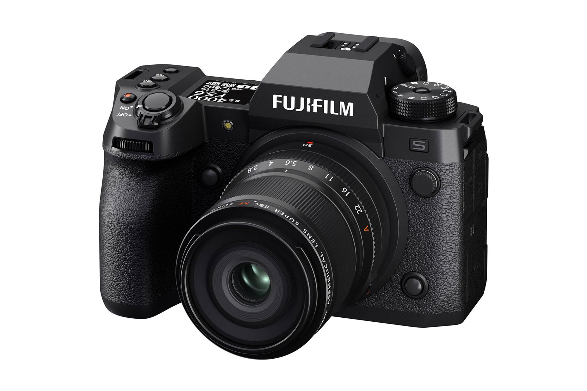 لنز فوجی فیلم Fujifilm XF 30mm F2.8 R LM WR روی دوربین