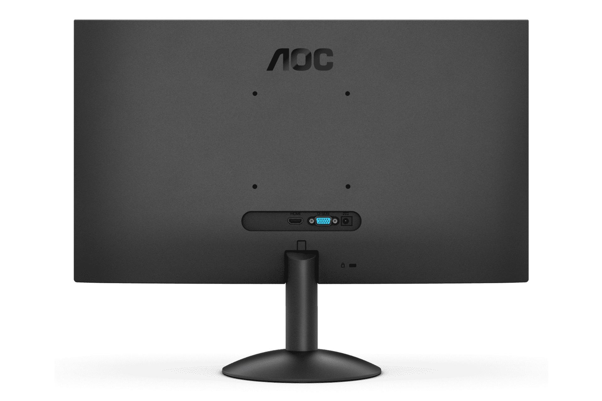 نمای پشت و بدنه مانیتور ای او سی 22 اینچ مدل 22B30HM2