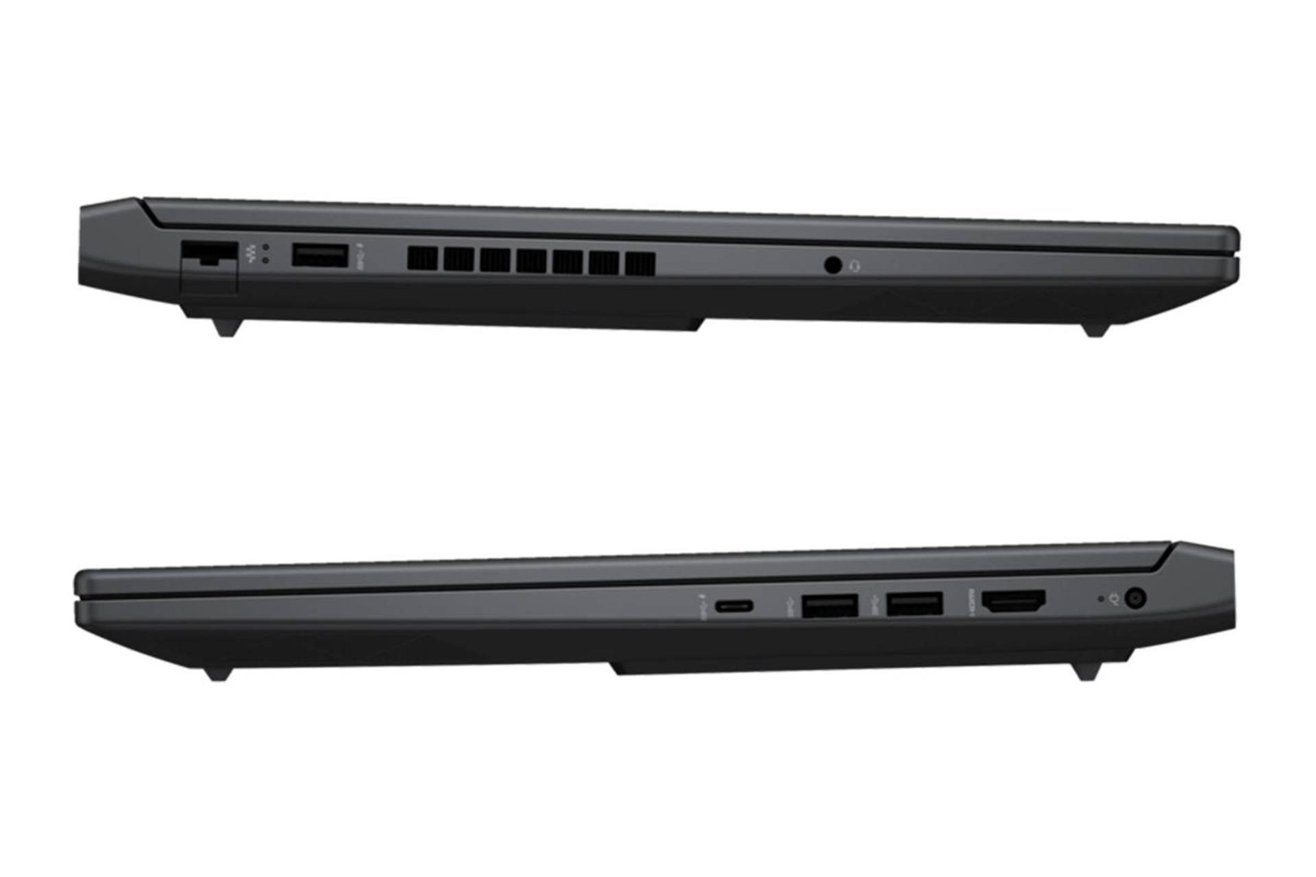 لپ تاپ اچ پی HP Victus 16-r1008nia نمای جانبی و درگاه ها