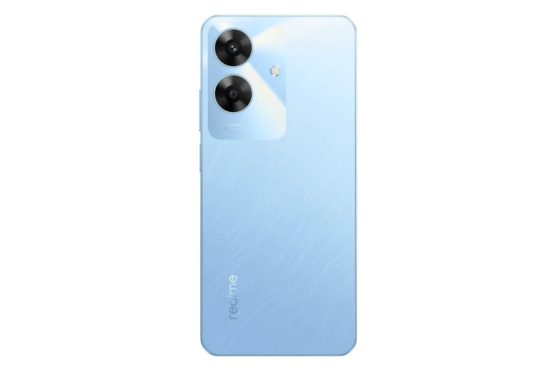 پنل پشت و چینش دوربین گوشی موبایل ریلمی نوت 60 آبی روشن / Realme Note 60